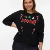 Vmcglitter Knitted Pullover