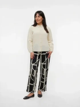 Vmchadley Mid Waist Trousers