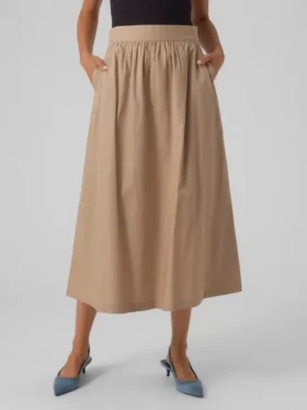 Vmcilla High Waist Long Skirt