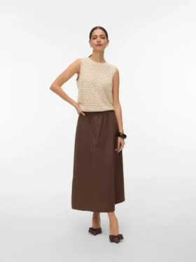 Vmcilla High Waist Long Skirt
