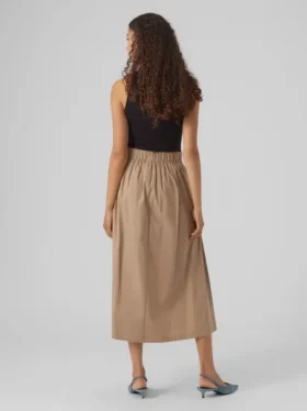 Vmcilla High Waist Long Skirt
