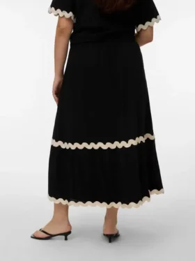 Vmcjenna Mid Waist Long Skirt