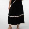 Vmcjenna Mid Waist Long Skirt