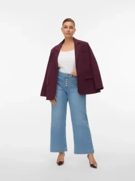 Vmckayla High Rise Kick Flare Fit Jeans