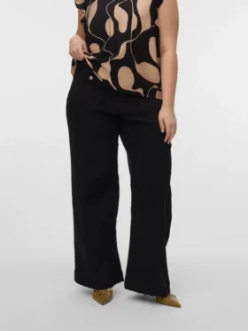 Vmckayla High Rise Wide Leg Fit Jeans