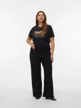 Vmckayla High Rise Wide Leg Fit Jeans