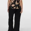 Vmckayla High Rise Wide Leg Fit Jeans
