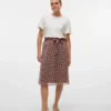 Vmclementine High Waist Midi Skirt