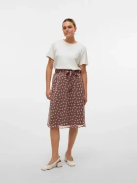 Vmclementine High Waist Midi Skirt