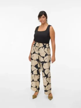 Vmclucy Mid Waist Trousers