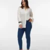 Vmclusia High Waist Slim Fit Jeans