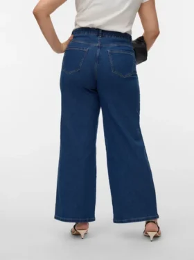 Vmclusia High Waist Wide Leg Fit Jeans