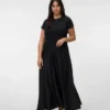 Vmcmira Mid Waist Long Skirt