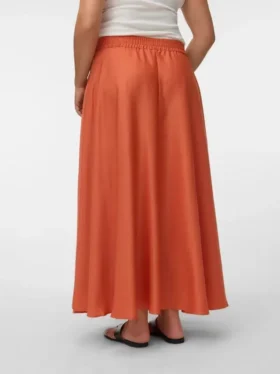 Vmcmira Mid Waist Long Skirt