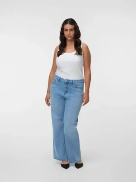 Vmcolivia High Rise Straight Fit Jeans