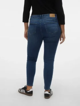 Vmcsela Mid Rise Slim Fit Jeans