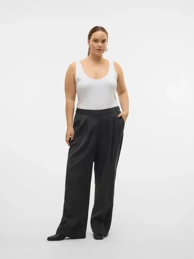 Vmcsilje Mid Waist Trousers Vmcsilje Mid Waist Trousers