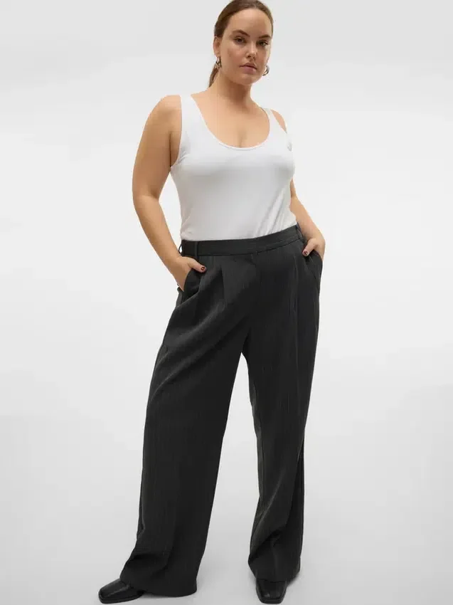 Vmcsilje Mid Waist Trousers Vmcsilje Mid Waist Trousers