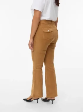 Vmcsiri Mid Rise Corduroy Trousers
