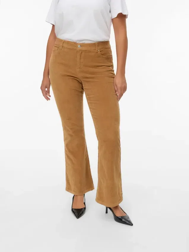 Vmcsiri Mid Rise Corduroy Trousers Vmcsiri Mid Rise Corduroy Trousers