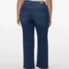 Vmcstellastretch Mid Rise Wide Leg Fit Jeans