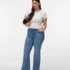 Vmctanna High Rise Flared Fit Jeans