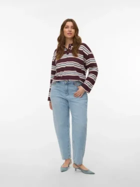 Vmctessa High Rise Mom Fit Jeans