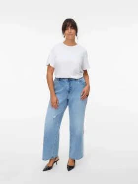 Vmctessa High Rise Straight Fit Jeans