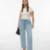 Vmctessa High Rise Wide Leg Fit Jeans