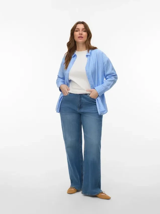 Vmctessa High Rise Wide Leg Fit Jeans Vmctessa High Rise Wide Leg Fit Jeans