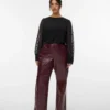 Vmctessa High Rise Wide Leg Fit Jeans