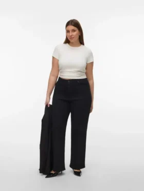 Vmctessa High Rise Wide Leg Fit Jeans