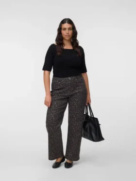 Vmctessa High Rise Wide Leg Fit Jeans