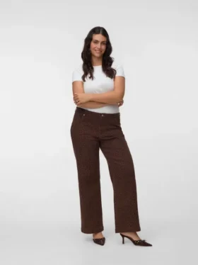 Vmctessa High Rise Wide Leg Fit Jeans