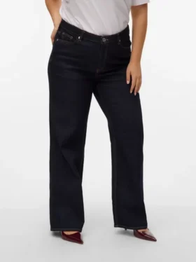 Vmctessa High Rise Wide Leg Fit Jeans