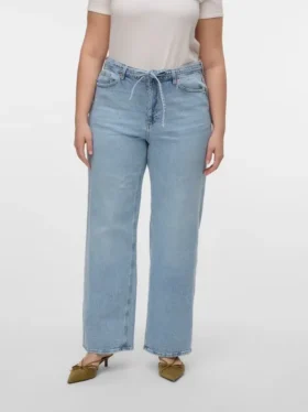 Vmctessa High Rise Wide Leg Fit Jeans