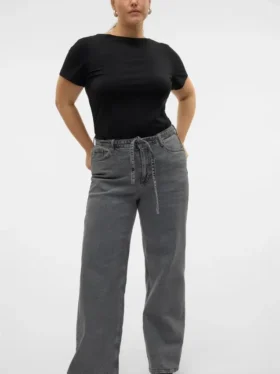 Vmctessa High Rise Wide Leg Fit Jeans