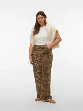 Vmctessa High Rise Wide Leg Fit Jeans