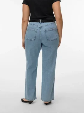 Vmctessa High Rise Wide Leg Fit Jeans