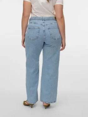 Vmctessa High Rise Wide Leg Fit Jeans