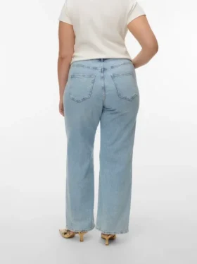 Vmctessa High Rise Wide Leg Fit Jeans