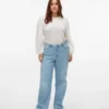 Vmctessa High Rise Wide Leg Fit Jeans