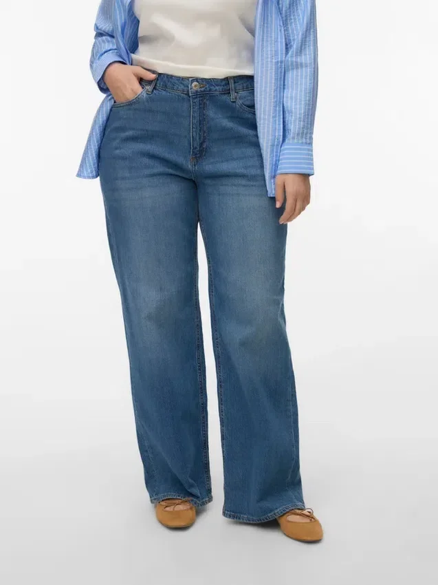 Vmctessa High Rise Wide Leg Fit Jeans Vmctessa High Rise Wide Leg Fit Jeans