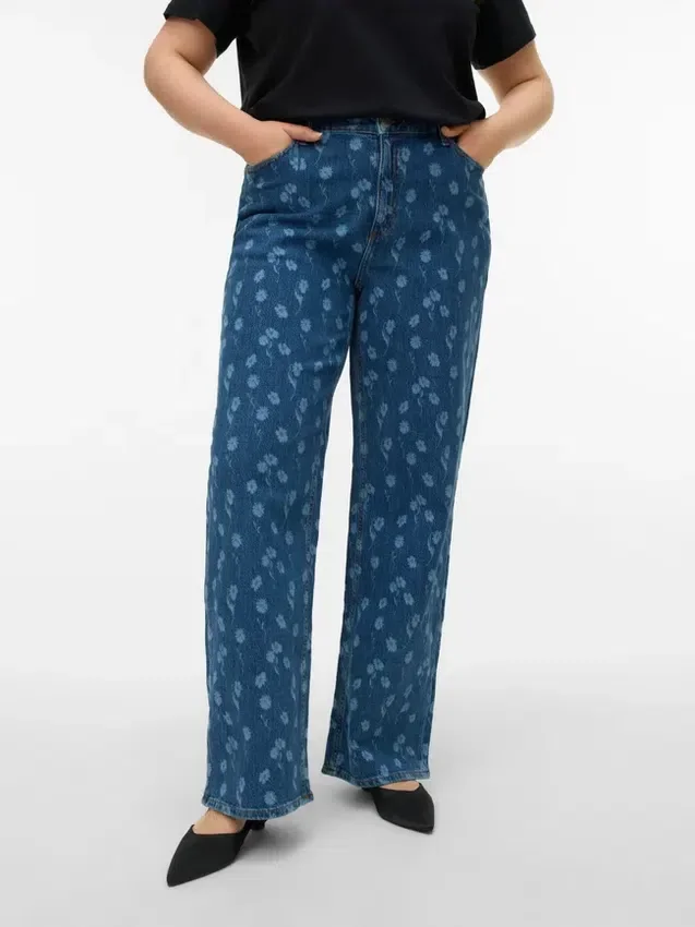 Vmctessa High Rise Wide Leg Fit Jeans Vmctessa High Rise Wide Leg Fit Jeans