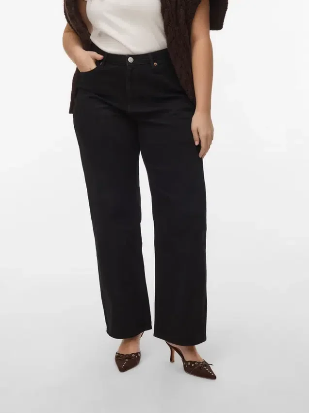 Vmctessa High Rise Wide Leg Fit Jeans Vmctessa High Rise Wide Leg Fit Jeans