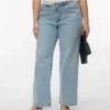 Vmctessa High Rise Wide Leg Fit Jeans