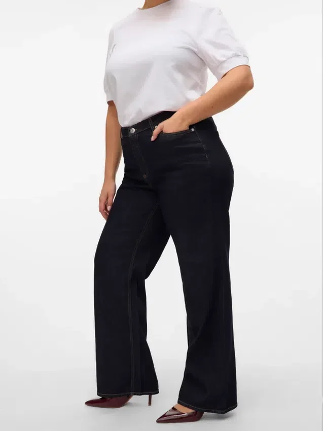 Vmctessa High Rise Wide Leg Fit Jeans Vmctessa High Rise Wide Leg Fit Jeans