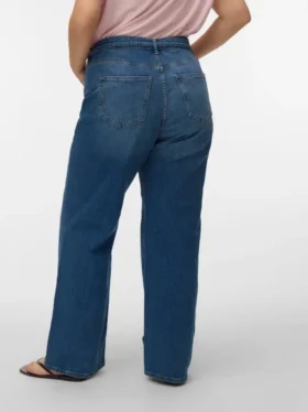 Vmctessa High Waist Wide Leg Fit Jeans