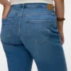 Vmctessa-Stretch High Waist Wide Leg Fit Jeans