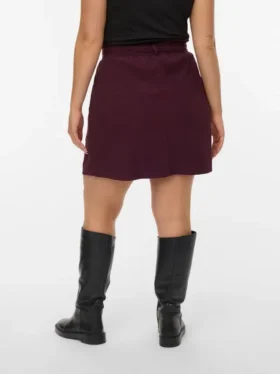 Vmcvilja High Waist Short Corduroy Skirt